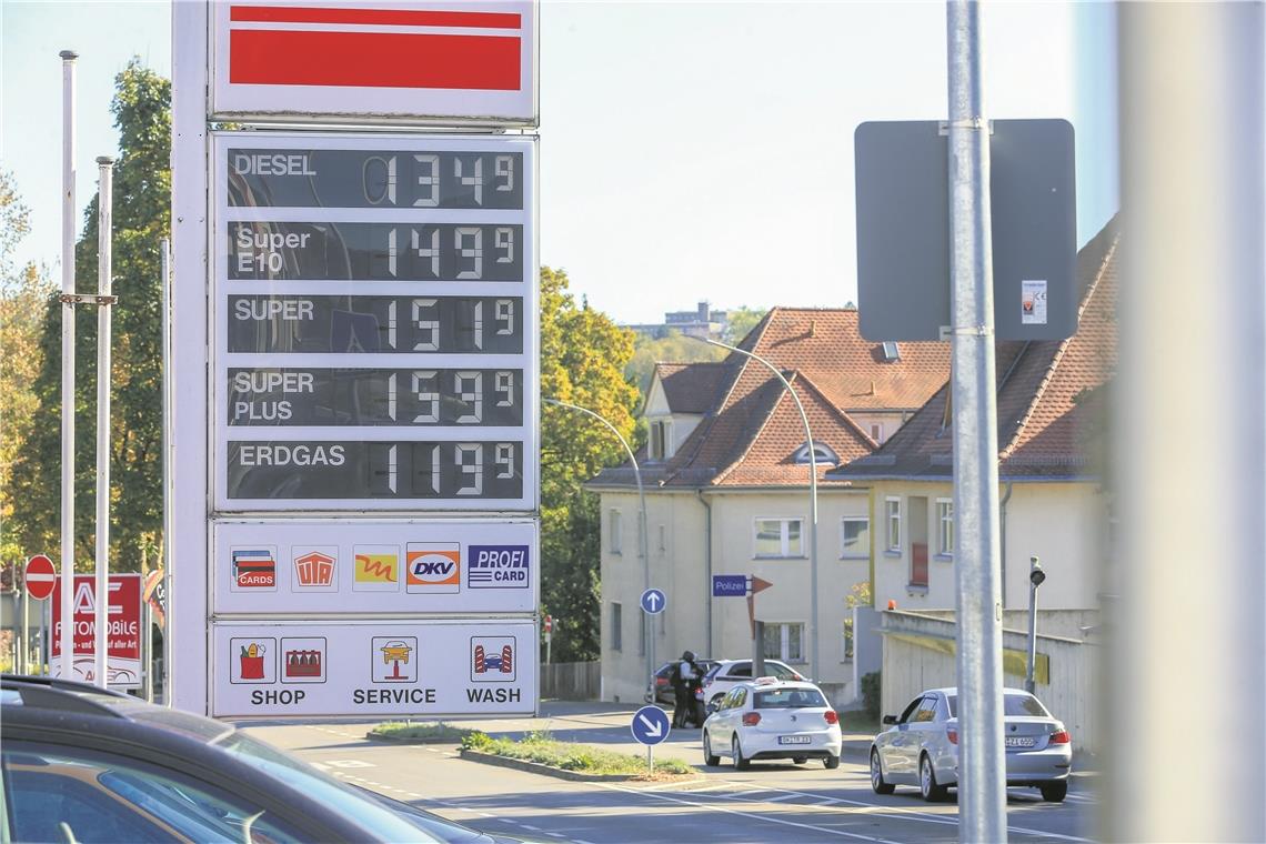 Morgendliche Rangelei in der Tankstelle