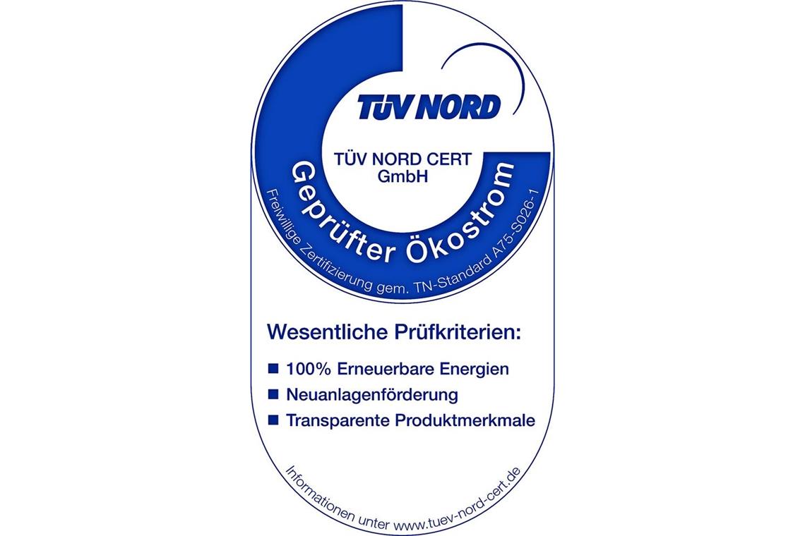 Tüv Nord Ökostrom