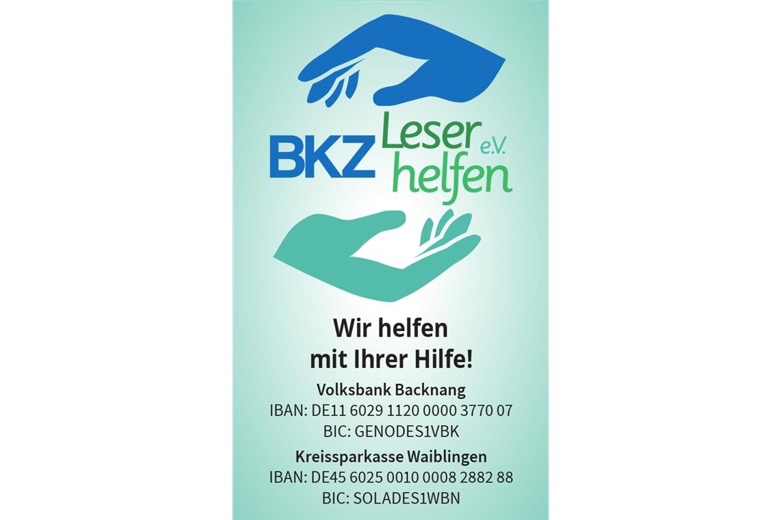 166000 Euro an Spenden von Backnanger Zeitungslesern verteilt 166000 Euro an Spenden von Backnanger Zeitungslesern verteilt