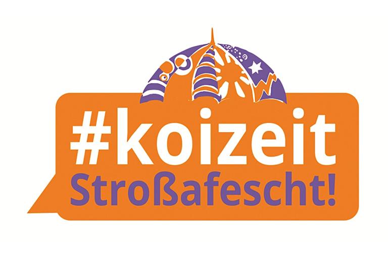 Der Sticker fürs Straßenfest auf Social Media