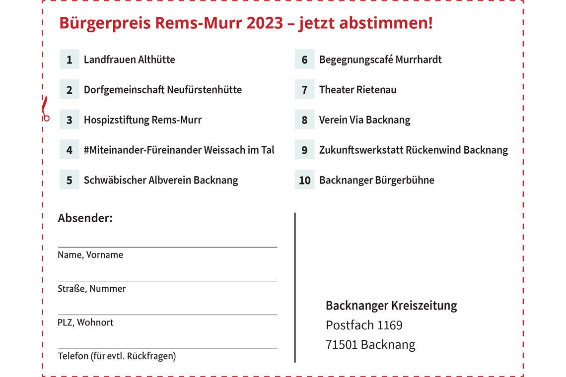 Die Wahl für den Leserpreis beginnt Die Wahl für den Leserpreis beginnt