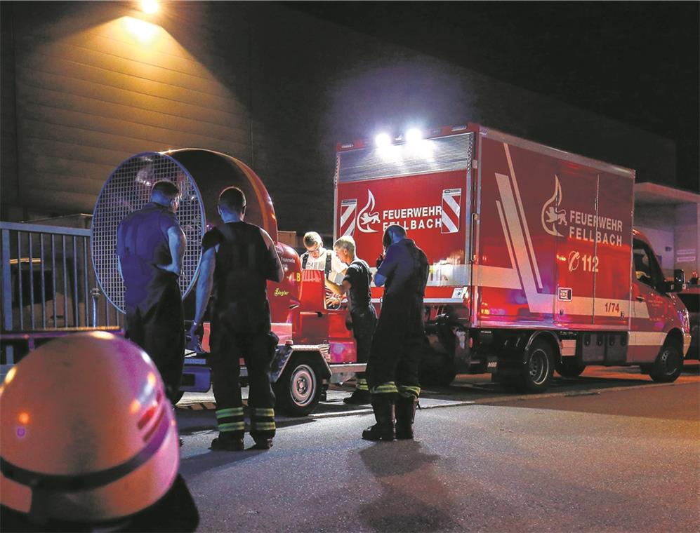 Großeinsatz bei der Bäckerei Mildenberger