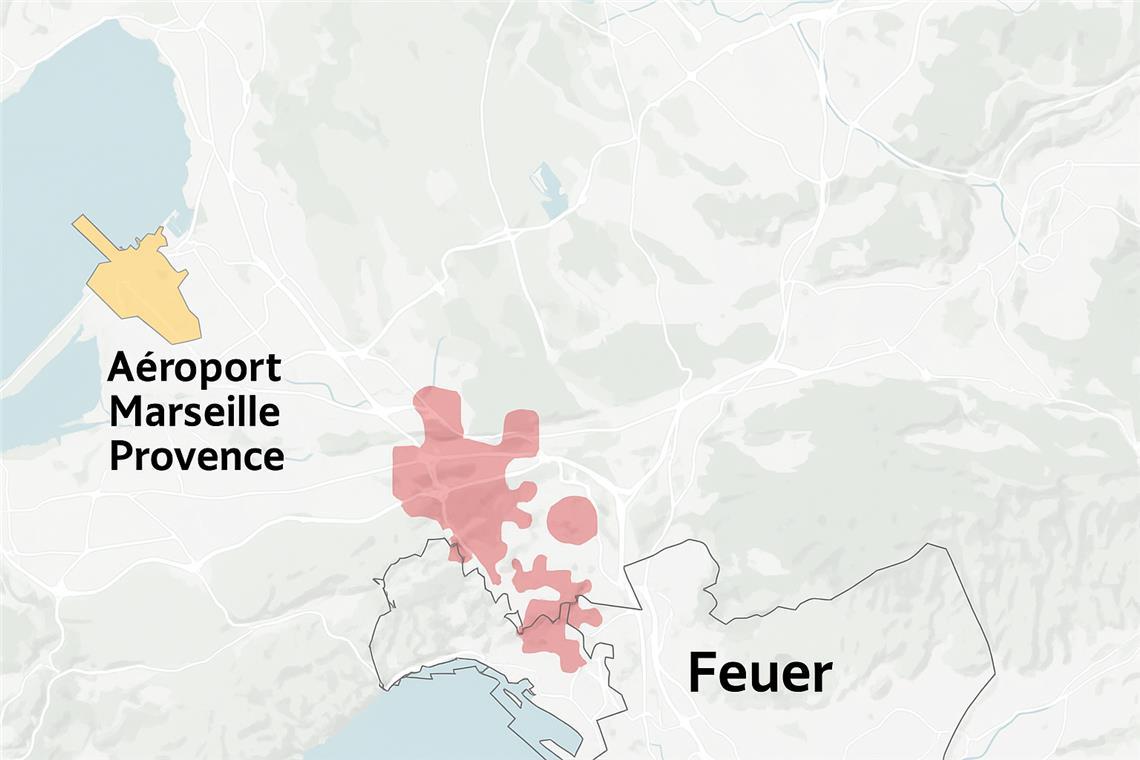 Flughafen gesperrt: Wo ist der Waldbrand bei Marseille?