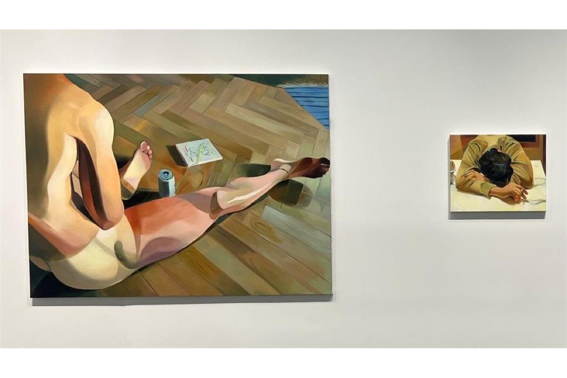 Bilder von Logan T. Sibrel bei der Armory Show am Stand der Galerie Thomas Fuchs, Stuttgart