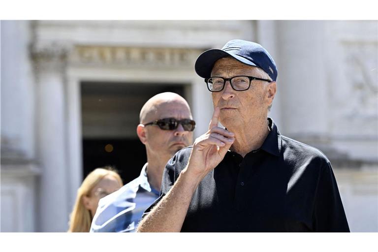 Bill Gates besuchte am Rande der Bezos-Hochzeit ein Museum in Venedig.
