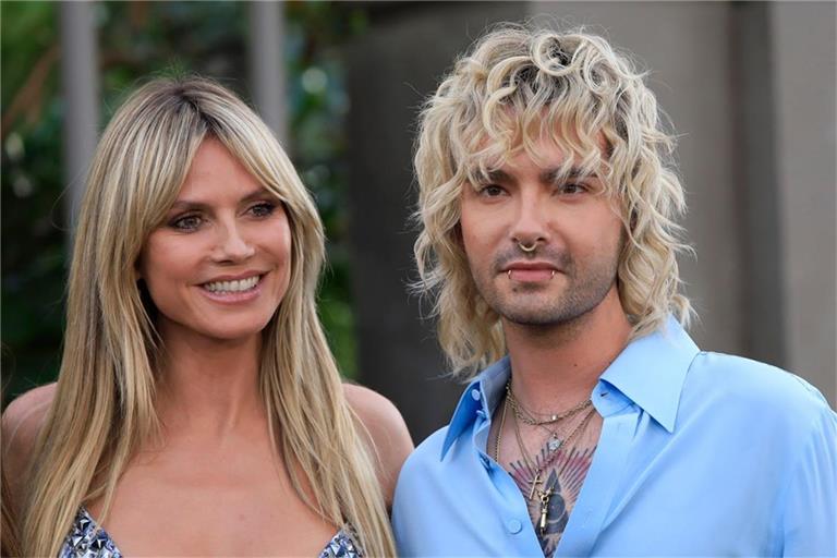 Bill Kaulitz mit Heidi Klum.