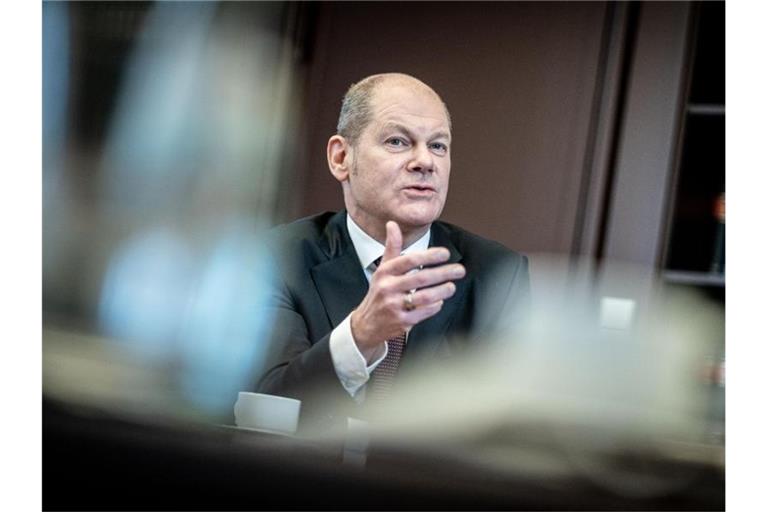„Bin unverändert für eine finanzielle Entlastung der Kommunen in Deutschland“: Bundesfinanzminister Olaf Scholz. Foto: Kay Nietfeld/dpa