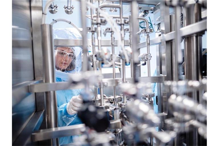 Biontech hat in Marburg mit der Produktion seines Corona-Impfstoffs begonnen. Foto: © BioNTech SE 2020, all rights reserved/dpa