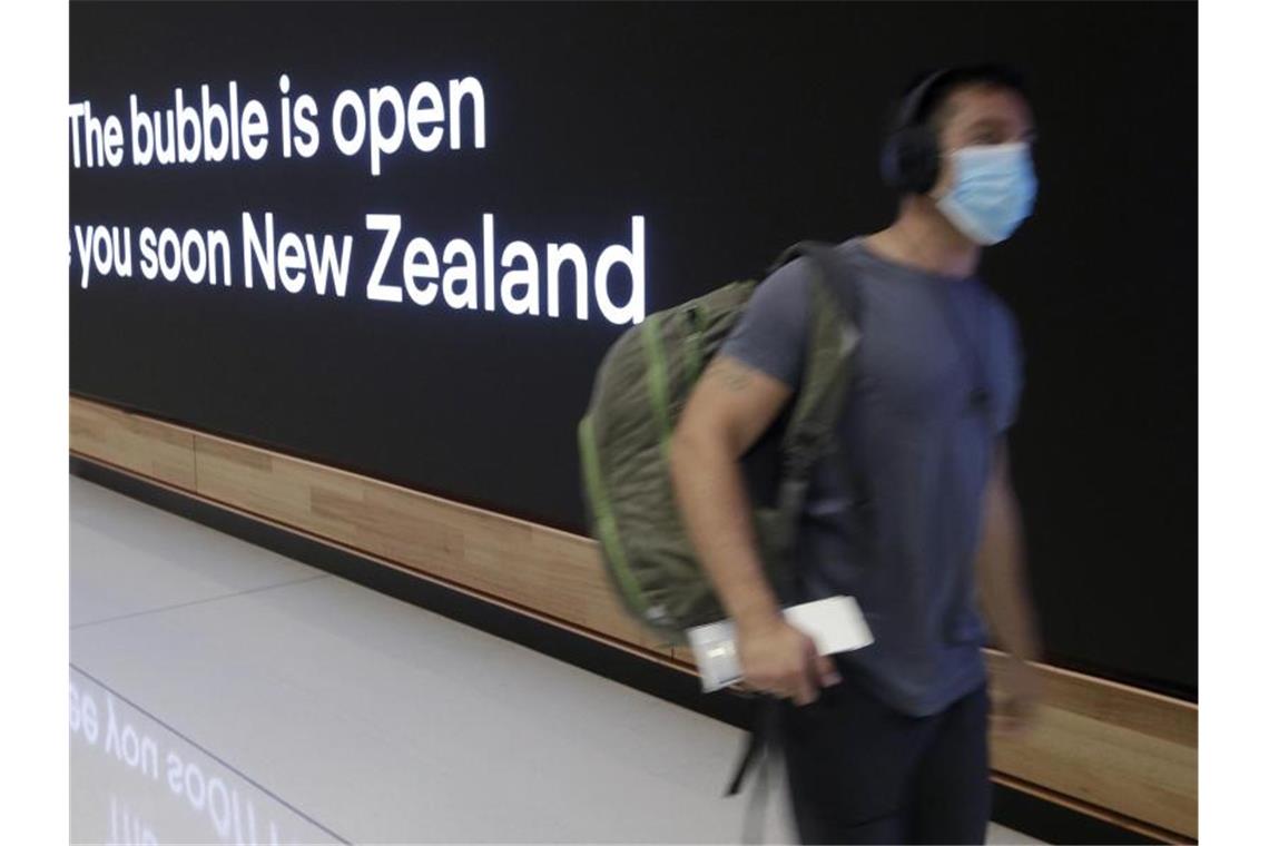 Bis bald: Reisen zwischen Australien und Neuseeland sind wieder ohne Quarantäne möglich. Foto: Rick Rycroft/AP/dpa