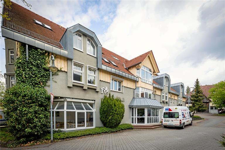 Bis Ende März übernachteten Geschäftsreisende und Urlauber im Hotel Löwen, ab Mai können hier bis zu 80 Menschen wohnen, die vor dem Krieg in der Ukraine geflohen sind. Foto: A. Becher