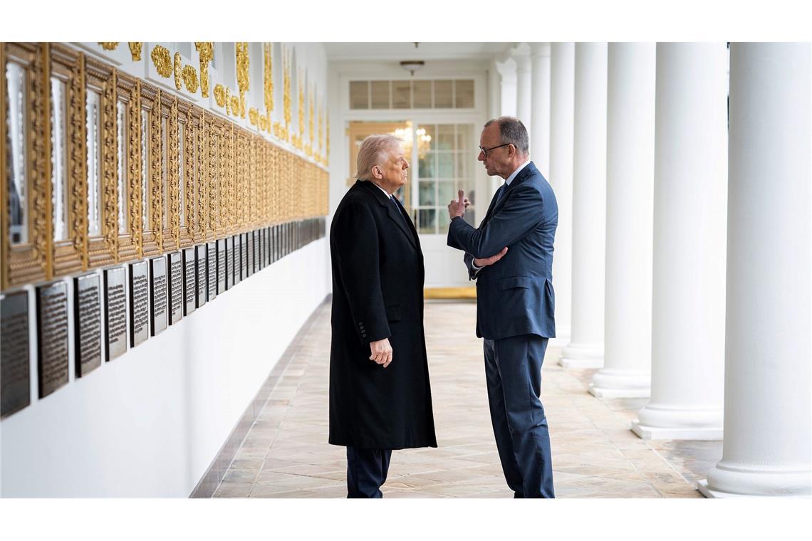 Bis vor Kurzem hatten Trump und Merz ein gutes Verhältnis. (Archivbild)