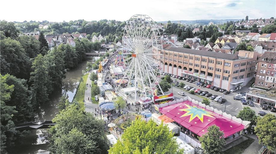 Bis zu 250000 Besucher werden an den vier Tagen des Straßenfests in Backnang erwartet. Archivfoto: E. Layher