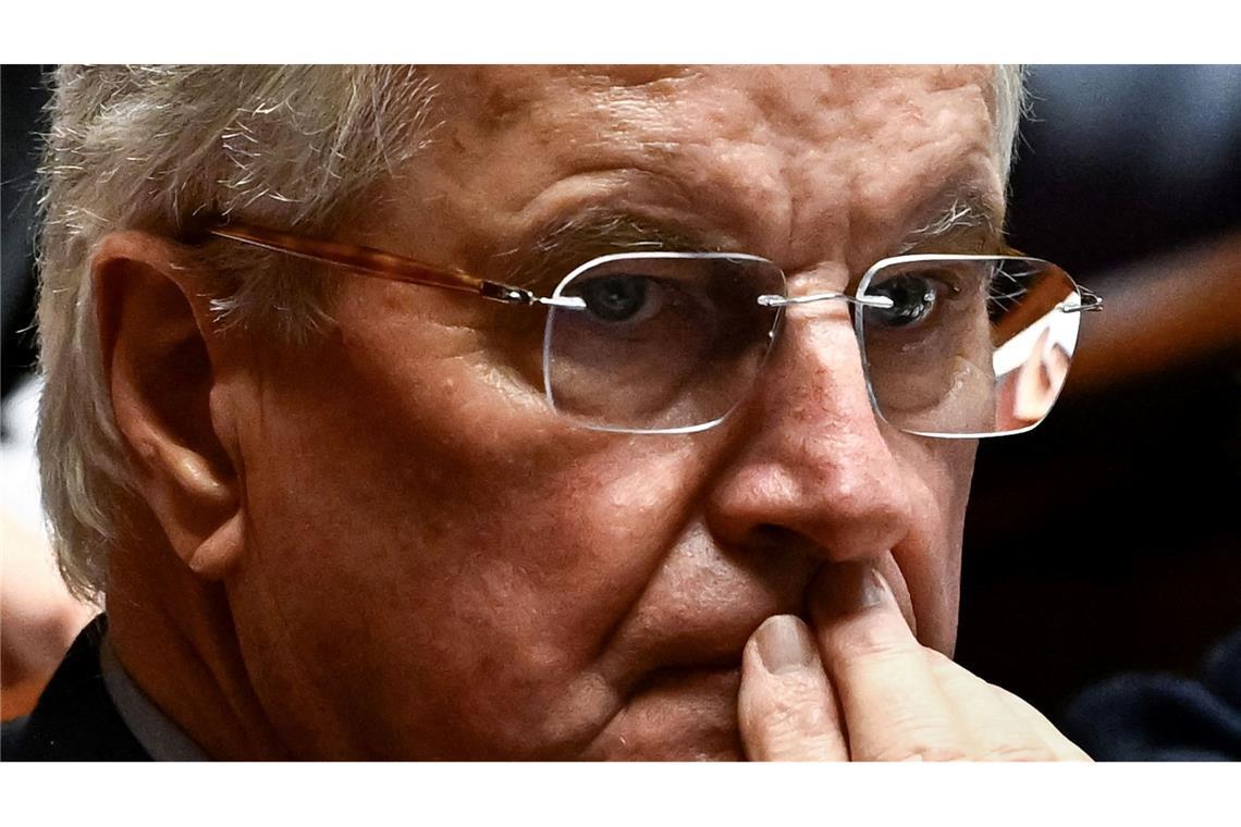 Misstrauensvotum stürzt Frankreich ins Ungewisse Bis zuletzt hat Barnier um einen Kompromiss im Streit um den Haushalt gerungen.