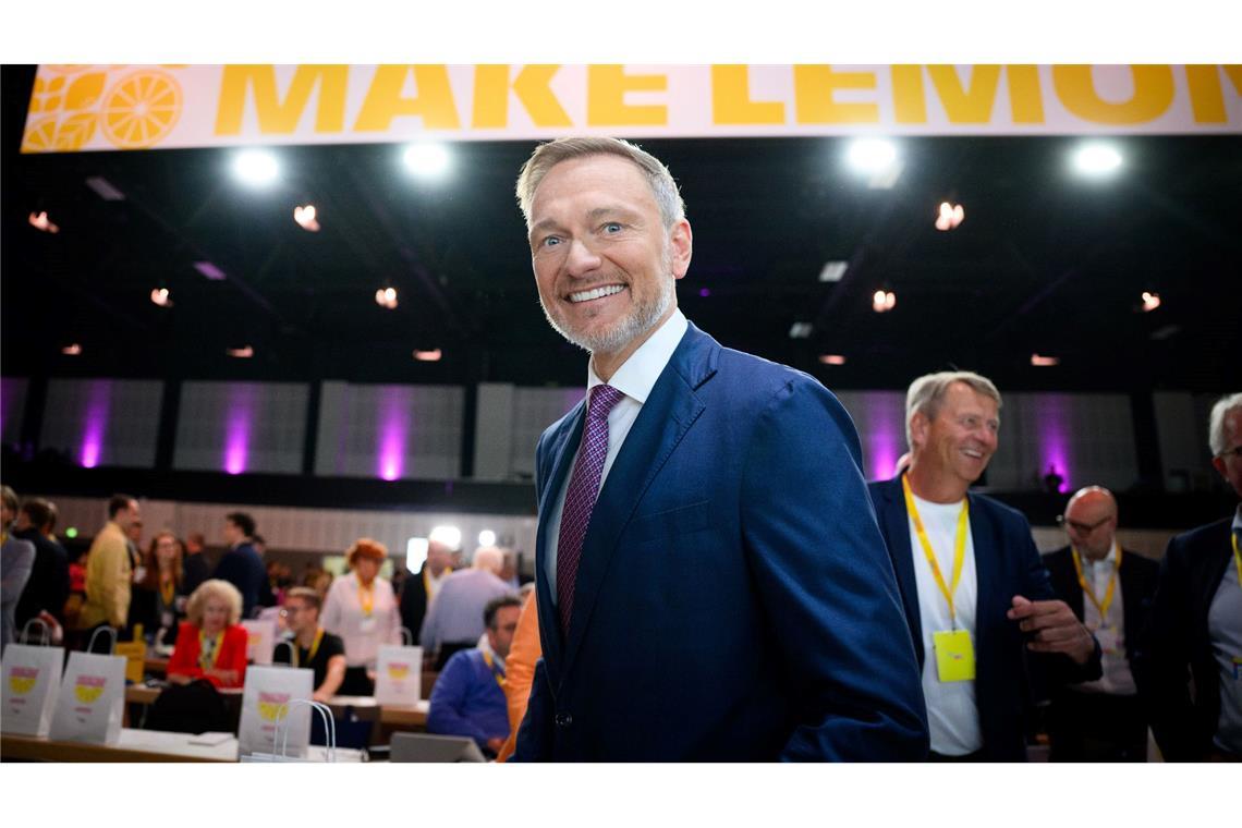Dürr zum FDP-Chef gewählt - Lindner geht schweren Herzens Bis zum Ende kämpferisch: Christian Lindner.