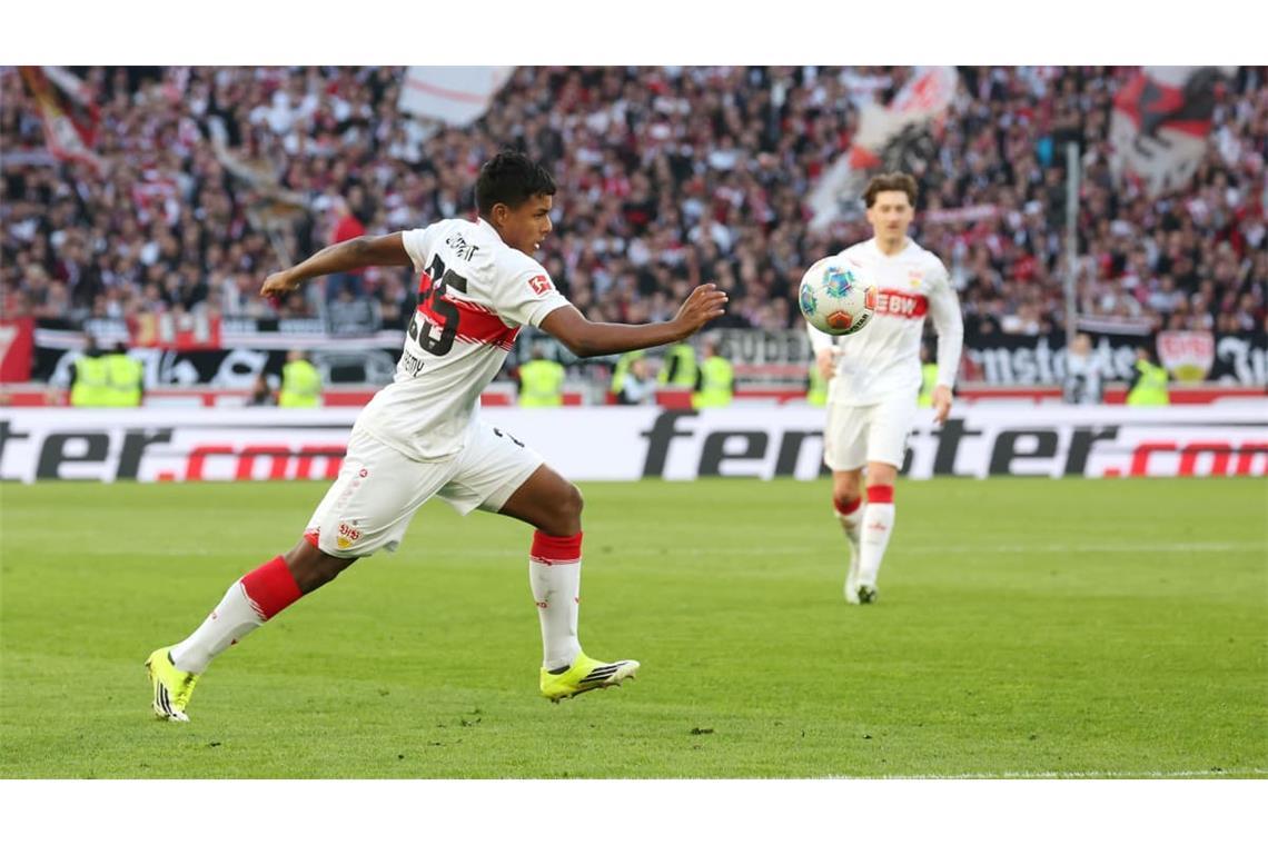 Bisher hat Jeremy Arevalo für den VfB  keine positiven Akzente setzen können.