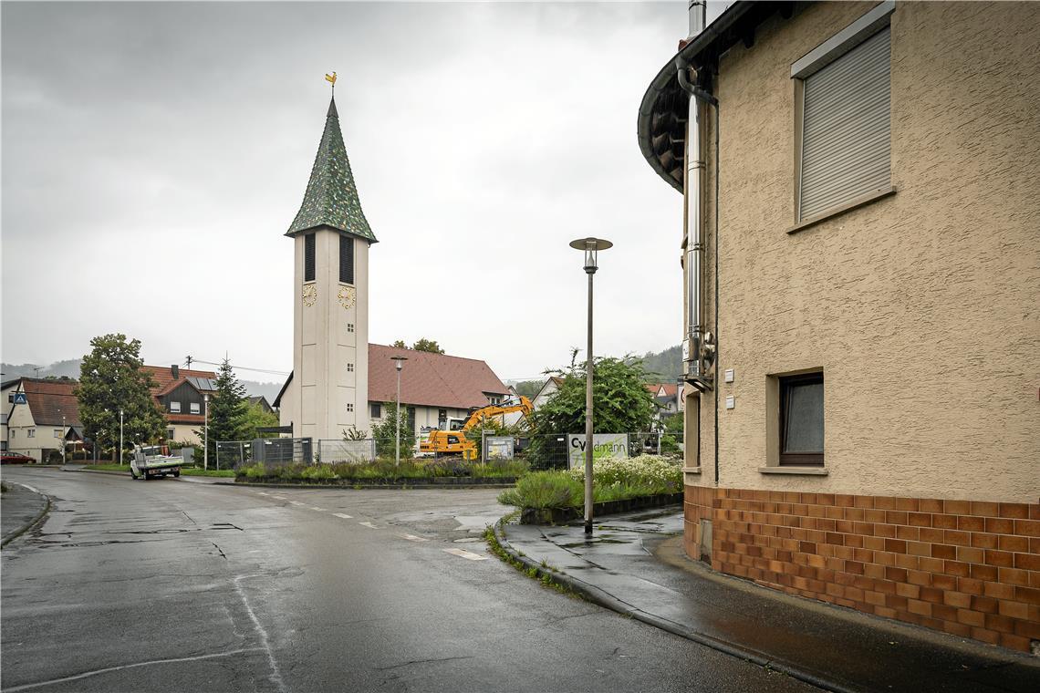 Dorfplatz in Oberbrüden bleibt umstritten Bisher macht die Ortsdurchfahrt von Oberbrüden noch nicht allzu viel her. Foto: Alexander Becher