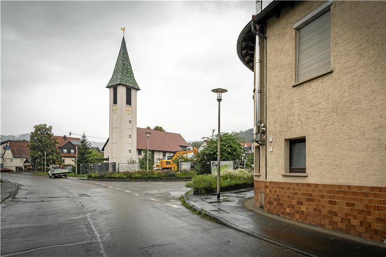 Bisher macht die Ortsdurchfahrt von Oberbrüden noch nicht allzu viel her. Foto: Alexander Becher