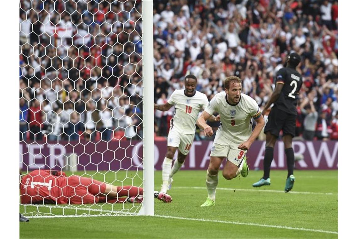 Wembley-K.o.: England schickt Löw in Bundestrainer-Rente Bitteres Ende: Für Joachim Löw war das Aus zugleich sein letztes Spiel als Bundestrainer. Foto: Christian Charisius/dpa