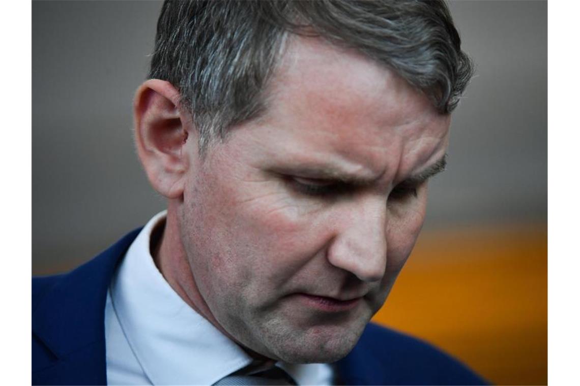 Björn Höcke Anfang März im Thüringer Landtag in Erfurt. Foto: Martin Schutt/dpa-Zentralbild/dpa