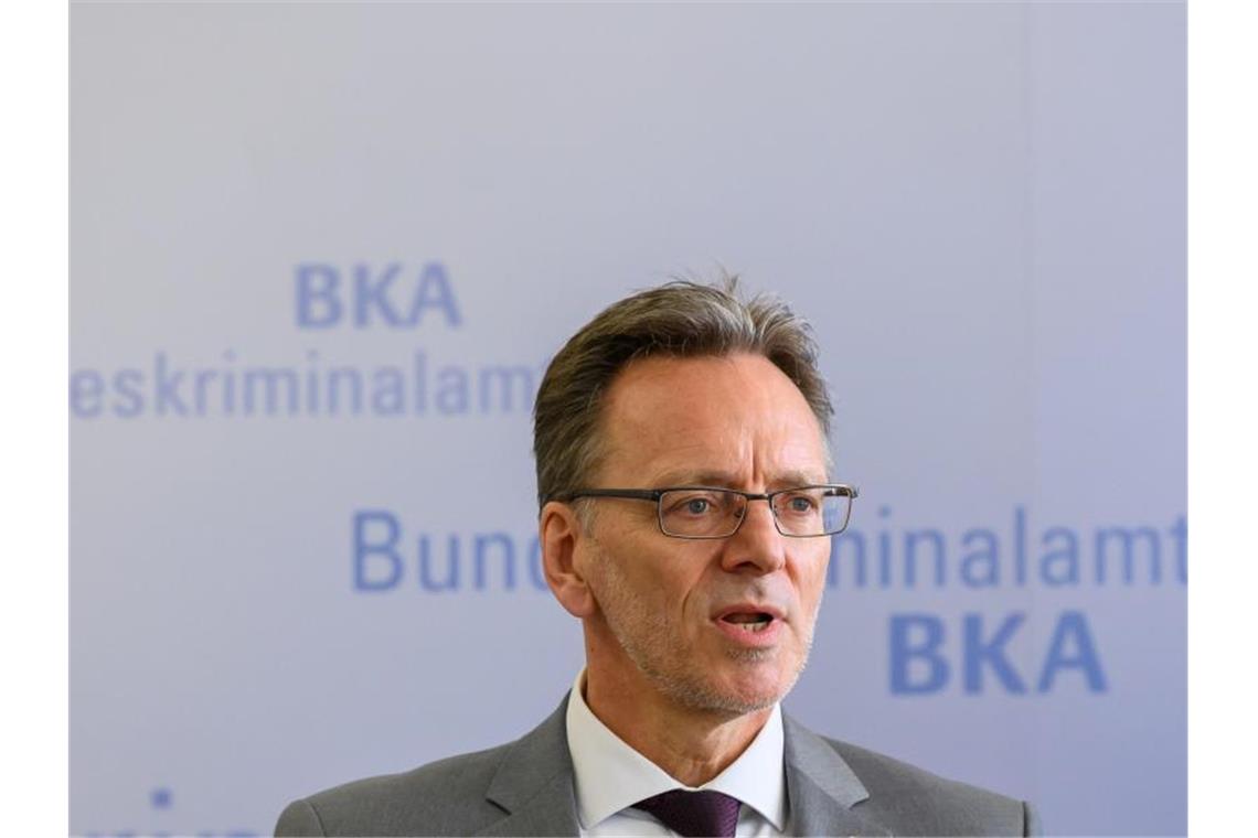 BKA-Präsident Holger Münch. Foto: Silas Stein/Archiv