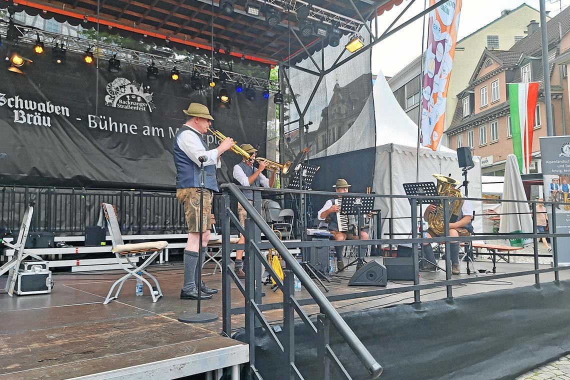 Blasmusik mit den Weilermer Wirtshausmusikanten. Foto: BKZ