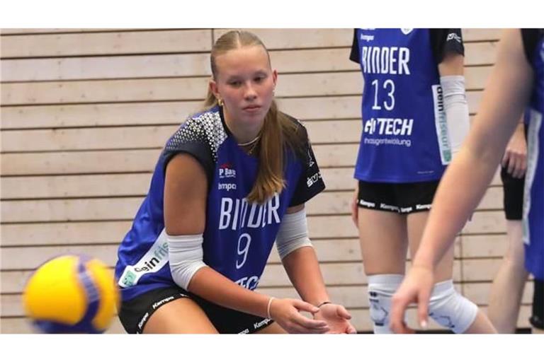 Blaubär mit Talent: Emily Hachenberg hat es bis in den Bundesliga-Kader ihres Heimatvereins TSV Flacht geschafft.