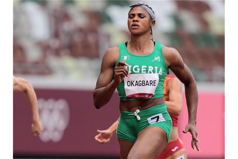 Blessing Okagbare aus Nigeria wurde wegen eines positiven Doping-Tests suspendiert. Foto: Martin Meissner/AP/dpa