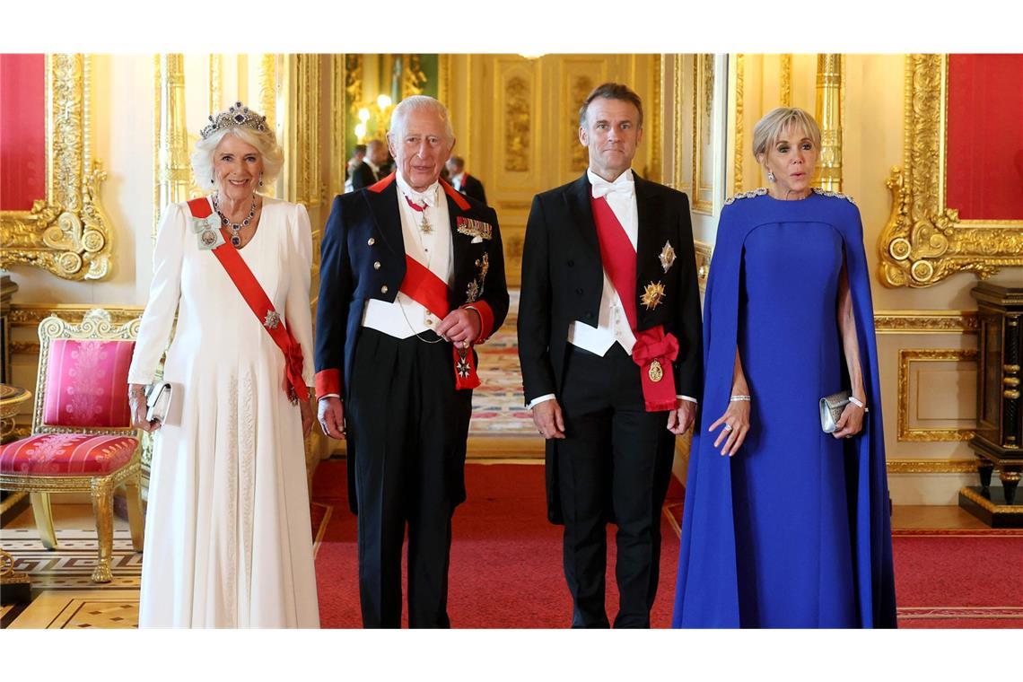 Charmant oder frech? Macron zwinkert Prinzessin Kate zu