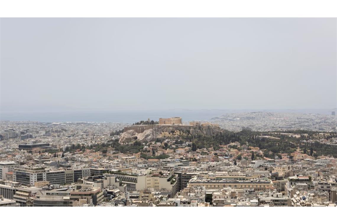 Blick auf Athen