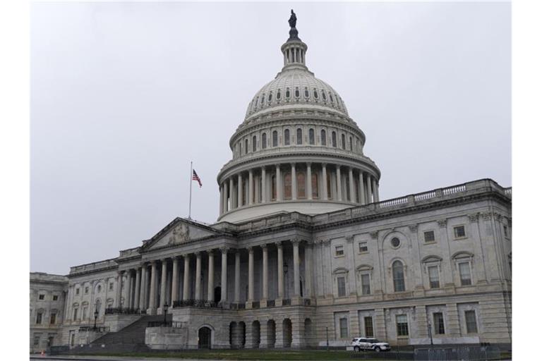Blick auf das Kapitol, dem Sitz des US-Kongresses. Foto: Jacquelyn Martin/AP/dpa/Archiv