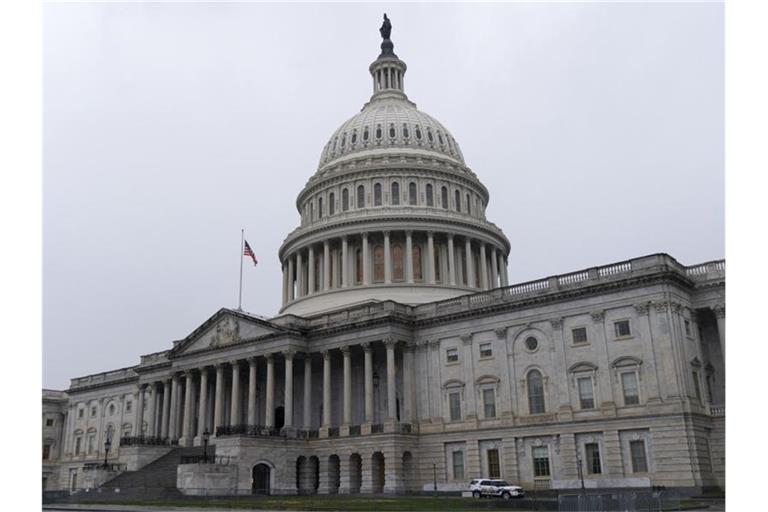 Blick auf das Kapitol in Washington, den Sitz des US-Kongresses. Foto: Jacquelyn Martin/AP/dpa