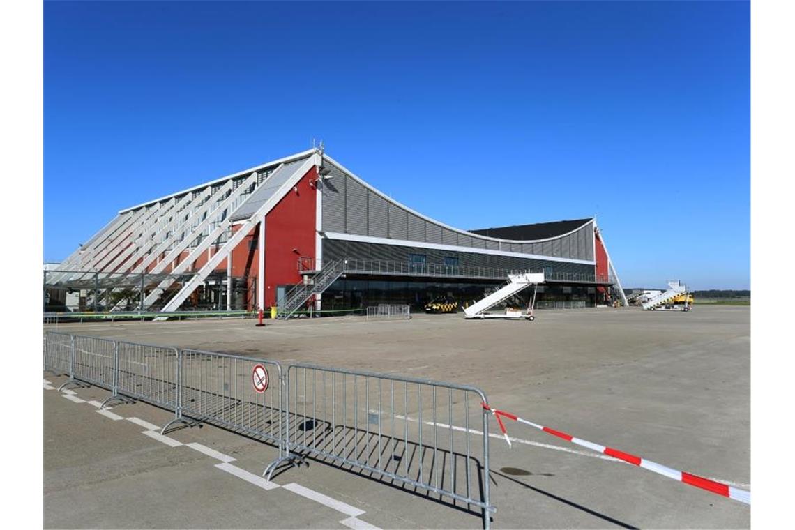 Allgäu Airport schließt im April für zwei Wochen Blick auf das Terminal des Allgäu Airports. Foto: Karl-Josef Hildenbrand/dpa/Symbolbild