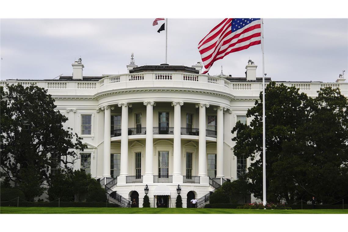 Blick auf das Weiße Haus in Washington D.C. – die US-Regierung hatte der iranischen Führung zuletzt ein Ultimatum gestellt.