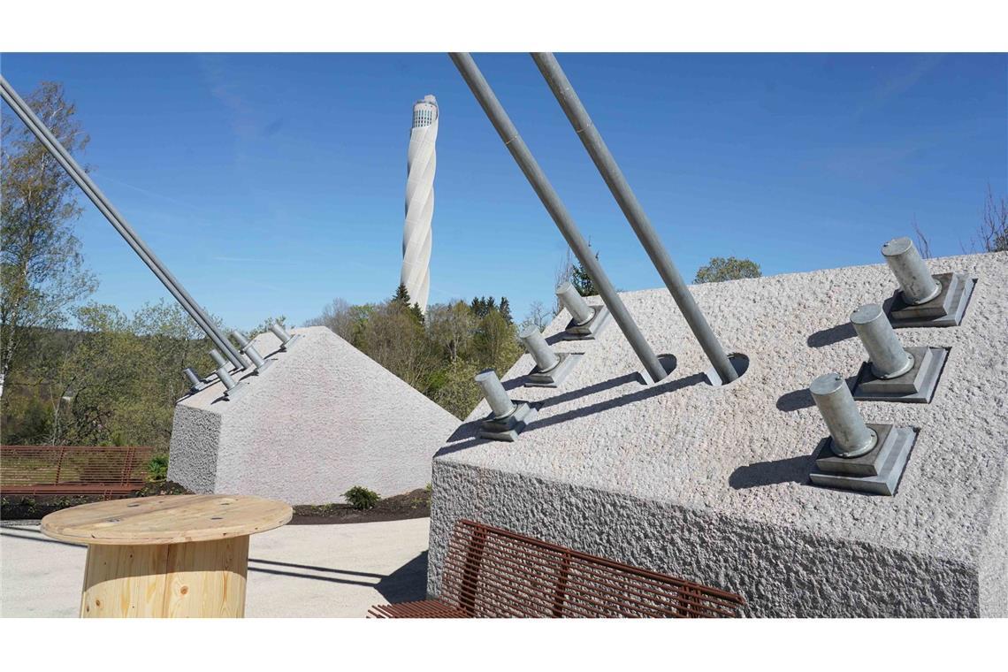 Blick auf den Rottweiler Testturm.