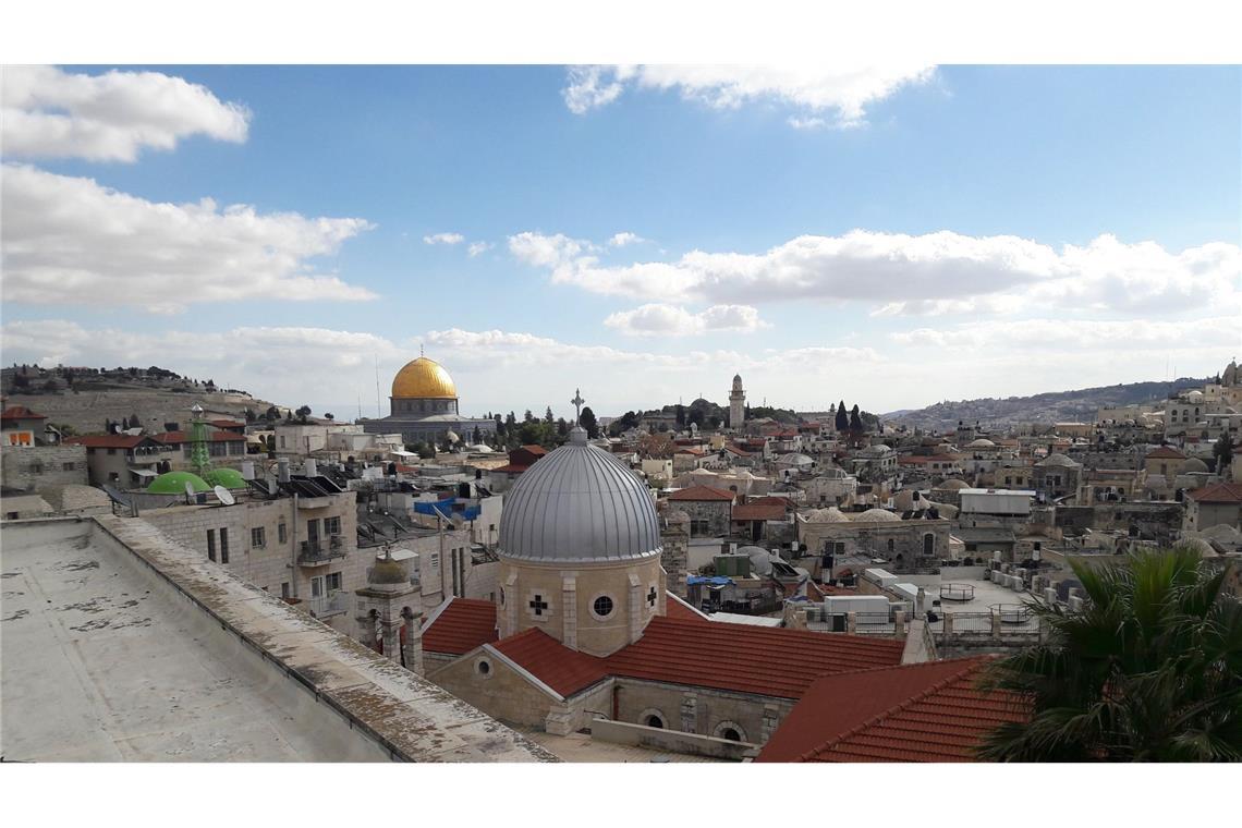 Schlachtopfer geplant - Polizei nimmt Männer auf Tempelberg fest Blick auf den Tempelberg in Jerusalem (Archivbild)