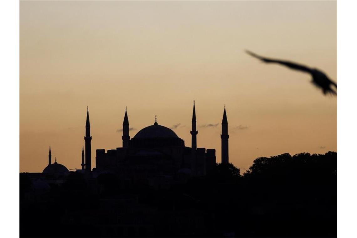 Die Hagia Sophia öffnet als Moschee Blick auf die Hagia Sophia. Foto: Jason Dean/ZUMA Wire/dpa