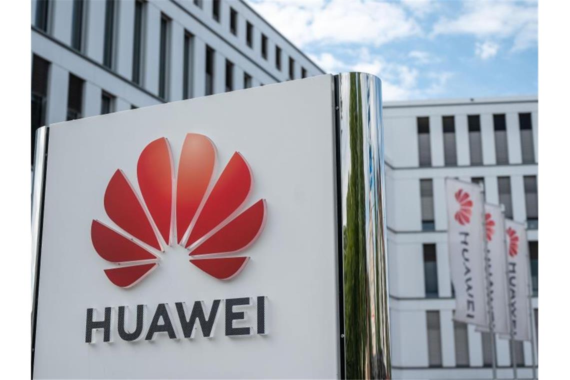 Huawei setzt im Schatten der US-Sanktionen auf Autogeschäft Blick auf die Huawei Deutschland Zentrale in Düsseldorf. Foto: Marius Becker/dpa