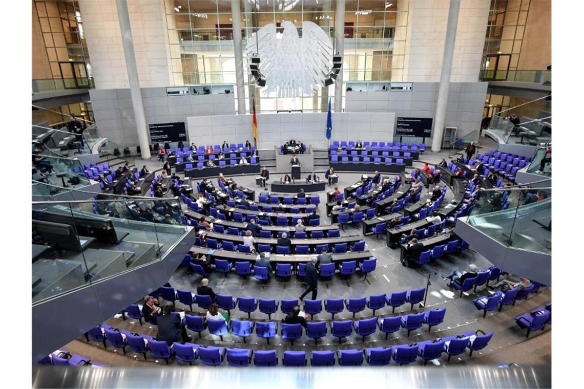 Blick in den Bundestag in Berlin. Foto: Britta Pedersen/dpa-Zentralbild/dpa