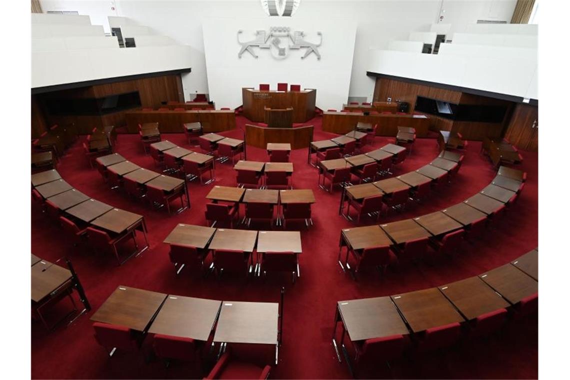 Blick in den Plenarsaal der Bremischen Bürgerschaft. Foto: Carmen Jaspersen