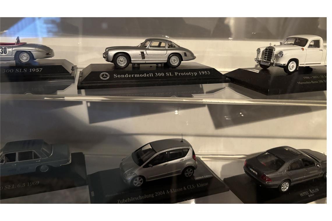 Blick in die Sammler-Vitrine