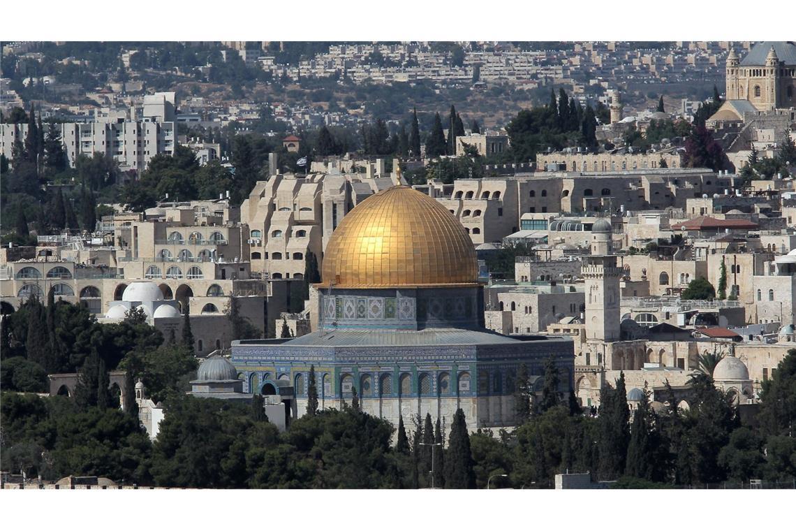 Weihnachten ohne Gäste Blick vom Ölberg auf die Altstadt von Jerusalem (inklusive Felsendom): Normalerweise wimmelt es hier vor Touristen – nicht jedoch in unsicheren Zeiten wie gerade.