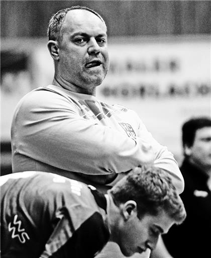 Blickt mit Interesse auf das Pokalduell mit einem Drittligisten: Sebastian Merk. Foto: A. Hornauer