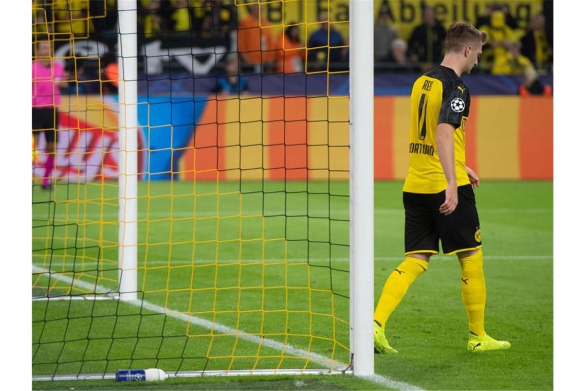 Blieb gegen den FC Barcelona ohne Treffer: Dortmunds Stürmer Marco Reus. Foto: Bernd Thissen