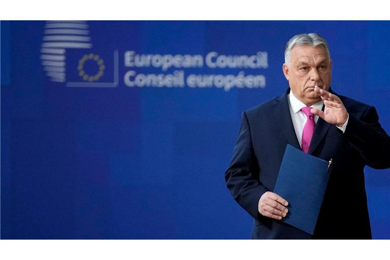Blockiert eine Positionierung zum EU-Erweiterungsprozess: Ungarns Ministerpräsident Viktor Orban. (Archivbild)