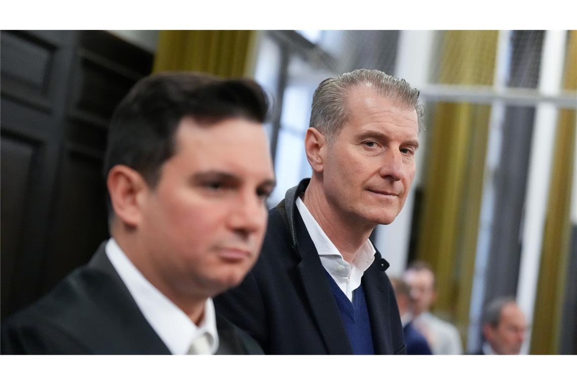 Blocks Ex-Mann Stephan Hensel ist Nebenkläger im Prozess. Hier neben seinem Anwalt Philip von der Meden.