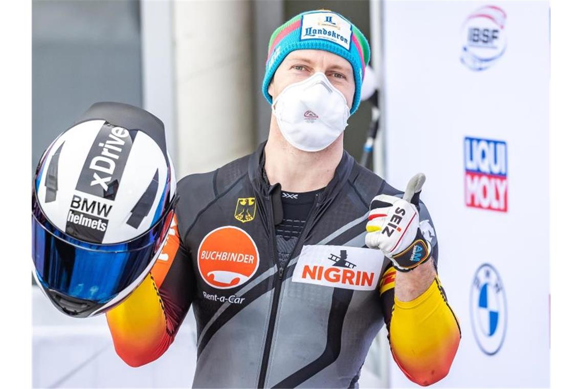 Bob-Rekordweltmeister Friedrich peilt seinen nächsten EM-Titel und den 46. Weltcupsieg an - das wäre Rekord. Foto: Expa/Johann Groder/APA/dpa