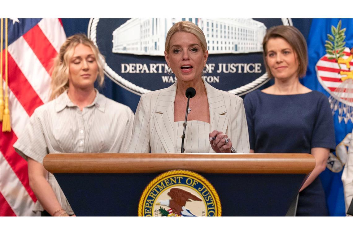 US-Regierung kämpft gegen antichristliche Tendenzen Bondi geht gegen antichristliche Tendenzen vor. (Archivbild)
