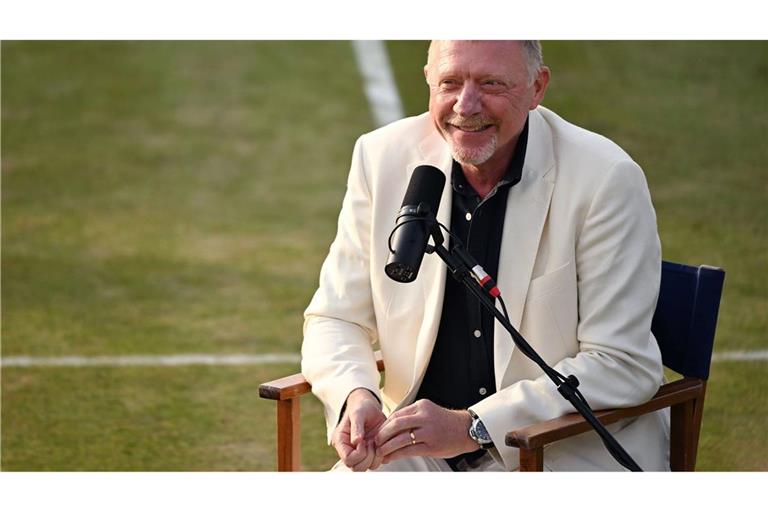 Boris Becker ist großer Fan vom Rasentennis von Laura Siegemund