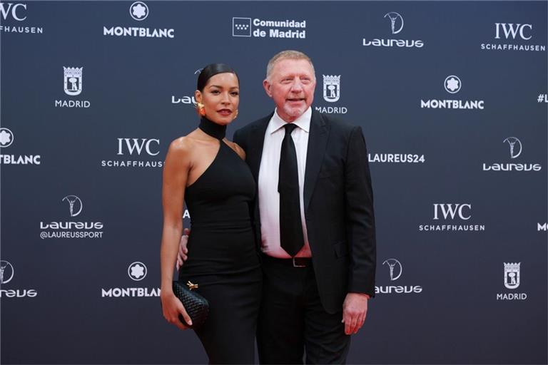 Boris Becker mit seiner aktuellen Ehefrau Lilian.