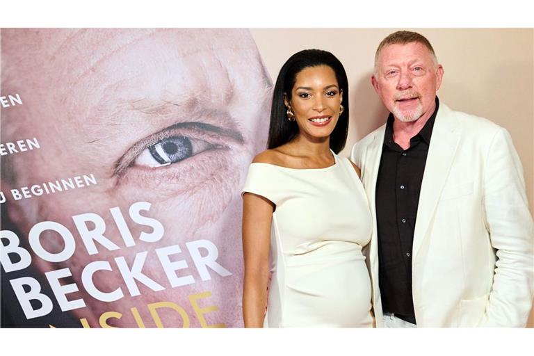 Boris Becker (rechts) kommt mit seiner Frau Lilian de Carvalho Monteiro. (Archivbild)
